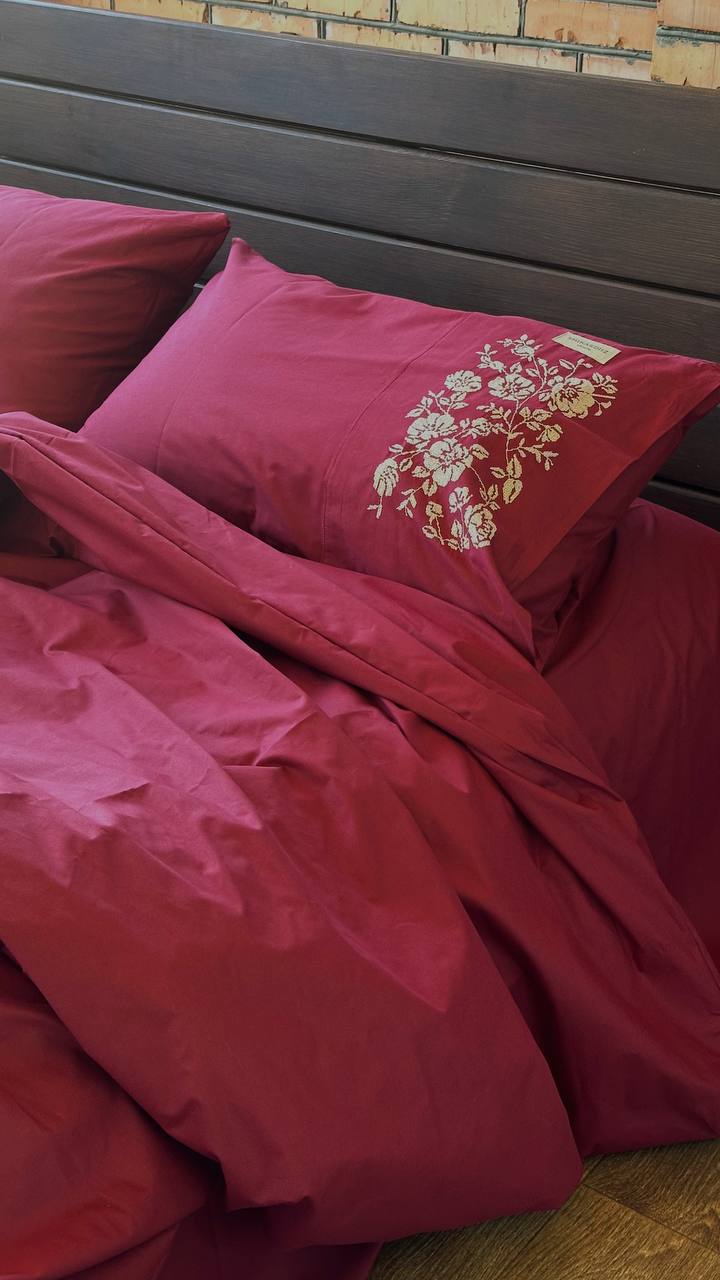 Fine Cotton Percale Bedding Set