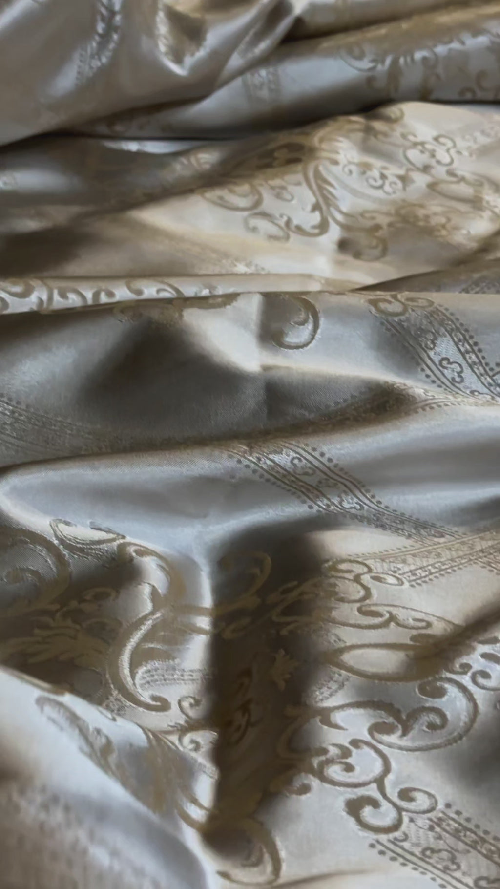 Jacquard & Cotton Sateen Bedding Set - Walnut