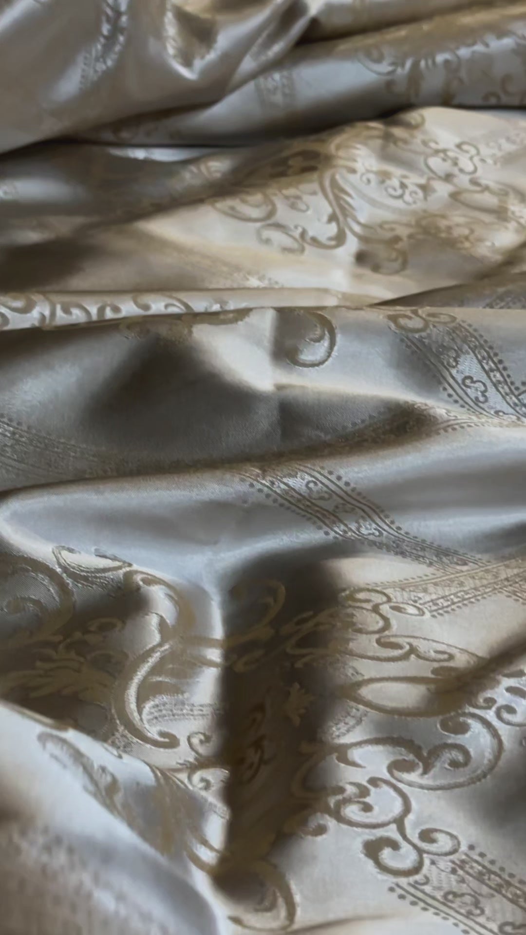 Jacquard & Cotton Sateen Bedding Set - Walnut