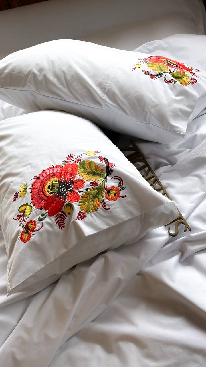 Fine Cotton Percale Bedding Set